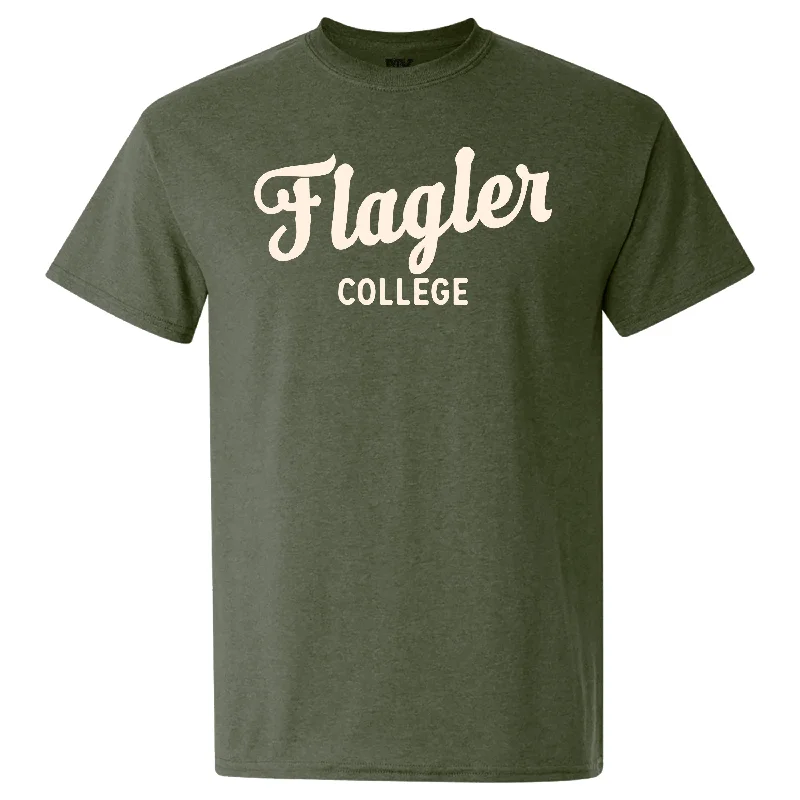 Flagler College Moss Green Elements Tee