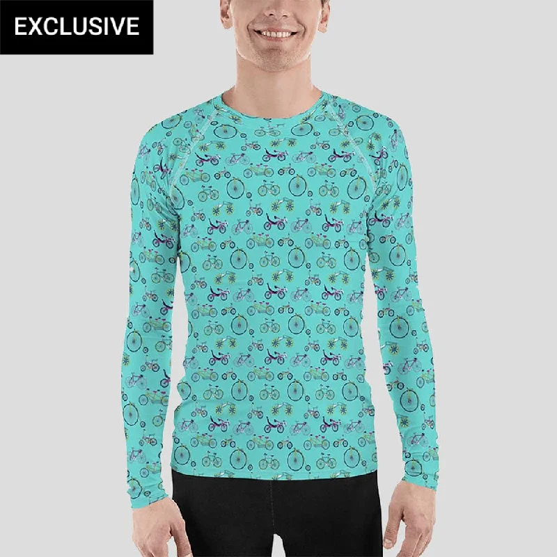 Bicycles Unisex Rash Guard (POD)