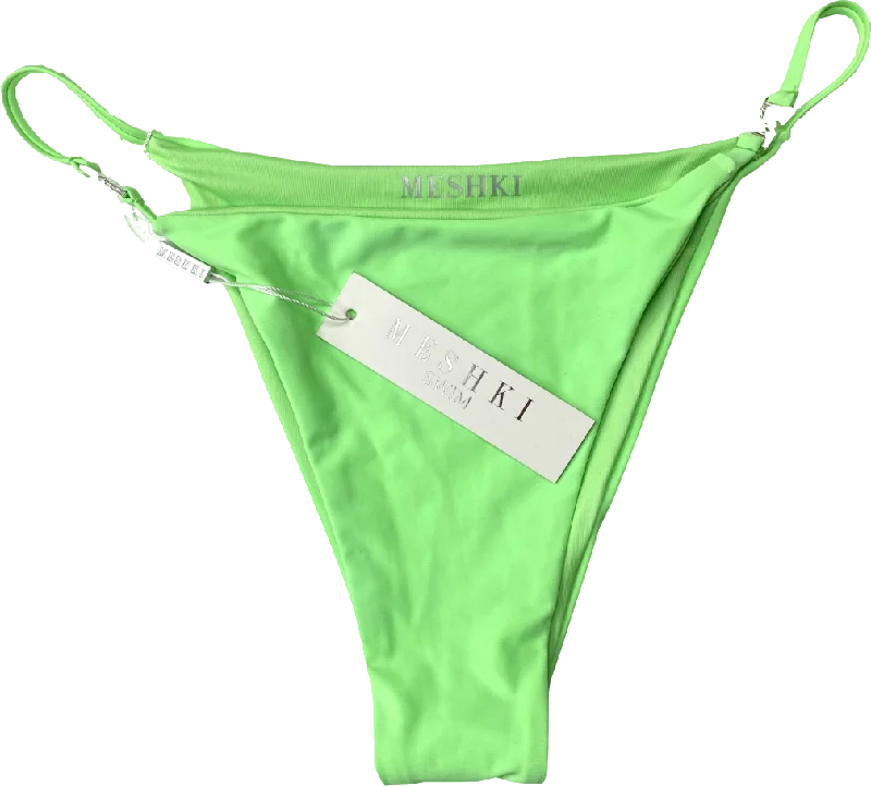 Meshki Green Kerrie Bikini Bottom UK L