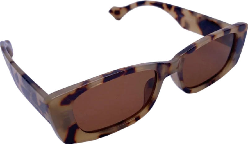 Tortoiseshell Rectangular Sunglasses 13021 51-21-141