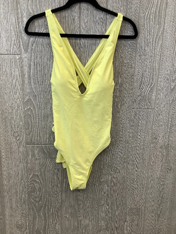 Yellow Swimsuit Cupshe, Size L