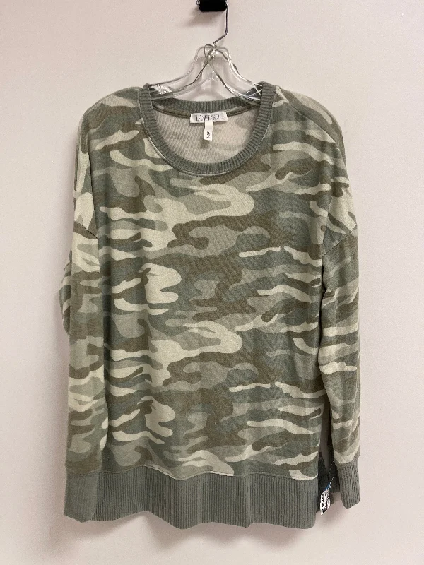 Top Long Sleeve By Clothes Mentor In Camouflage Print, Size: Xl